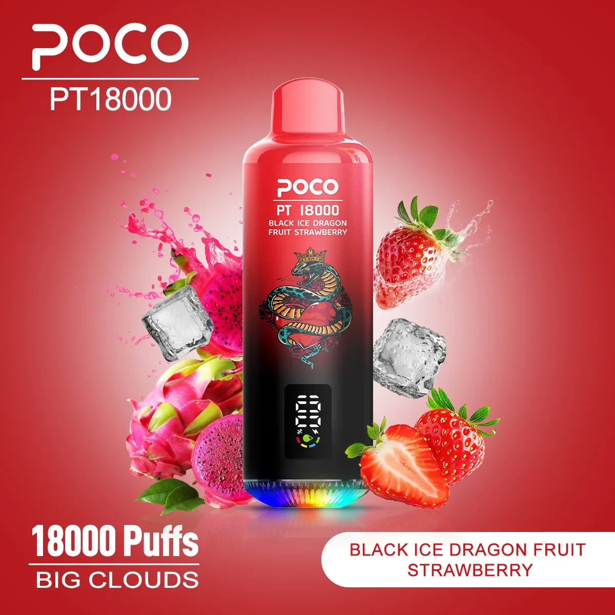 POCO PT 18000 Puffs Disposable Vape (10-piece box)