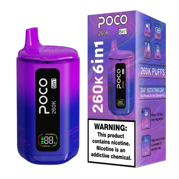 POC0 260K 6in1 260000 Puffs Disposable Vape