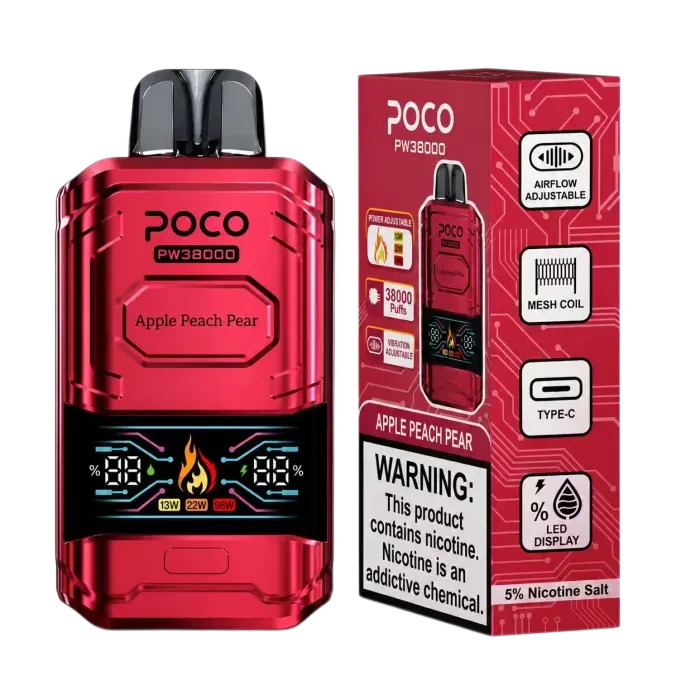 POCO PW 38000 Puffs Disposable Vape (10-piece box)